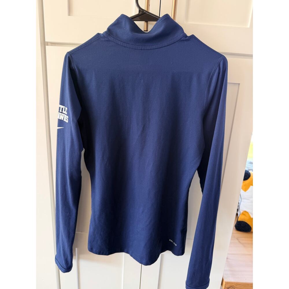 Nike NFL Seahawks Dri-FIT 1/2 Zip Pullover - Women's Small - Picture 5 of 11